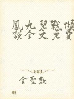 凤九儿战倾城小说全文免费阅读无弹窗