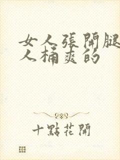 女人张开腿让男人桶爽的