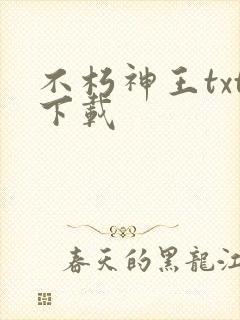不朽神王txt下载