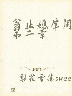 翁止媳庠周梦莹第二章