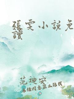 张雯小说免费阅读