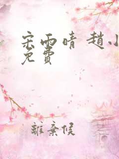 宋雨晴 赵小刚免费