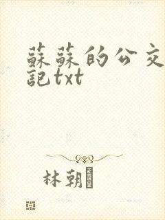 苏苏的公交车日记txt