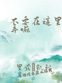 不要在这里回家弄嘛