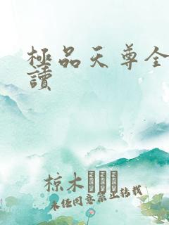 极品天尊全文阅读