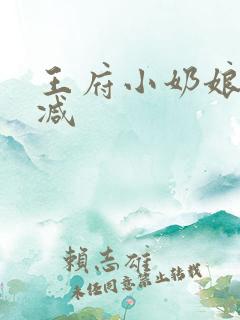 王府小奶娘未删减