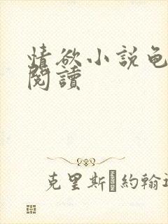 情欲小说龟全文阅读