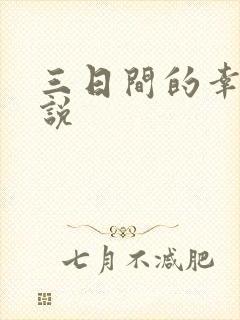 三日间的幸福小说