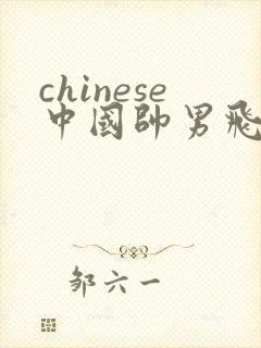 chinese中国帅男飞机