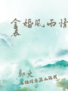 金婚风雨情演员表