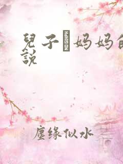 儿子懆妈妈的小说