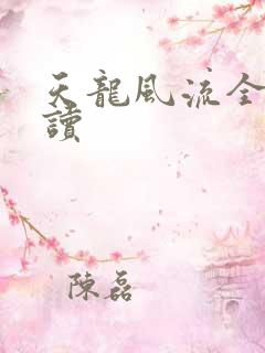 天龙风流全文阅读