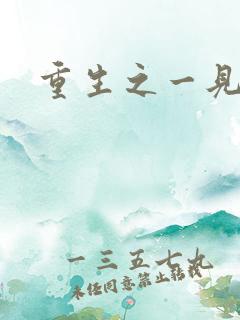重生之一见倾心