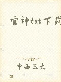 官神txt下载