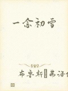 一念初雪
