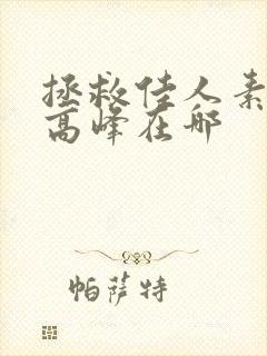 拯救佳人素柔 高峰在哪