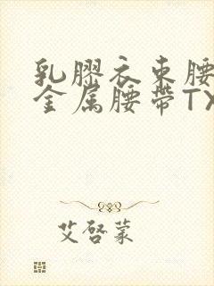 乳胶衣束腰勒紧金属腰带TXT