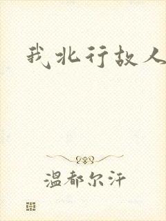 我北行故人南去