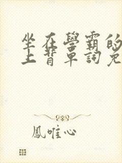 坐在学霸的棍子上背单词免费观看