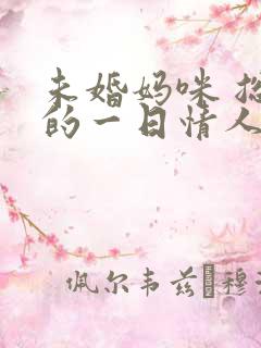 未婚妈咪 总裁的一日情人