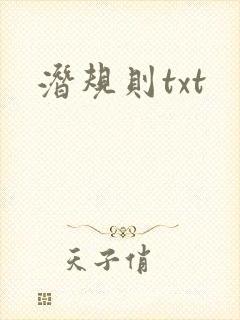 潜规则txt