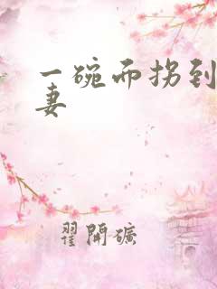 一碗面拐到美艳妻