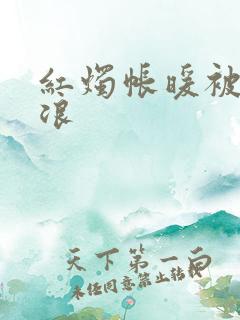 红烛帐暖被翻红浪