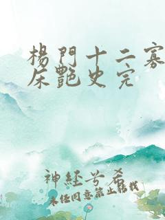 杨门十二寡妇肉床艳史完