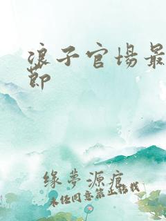 浪子官场最新章节