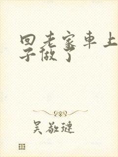 回老家车上和儿子做了