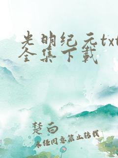 光明纪元txt全集下载