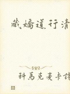藏娇道行清浅