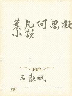 叶凡何思凝七月小说