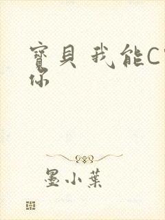 宝贝 我能C哭你