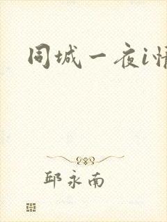 同城一夜i情