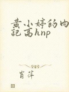 黄小婷的肉欲日记高hnp