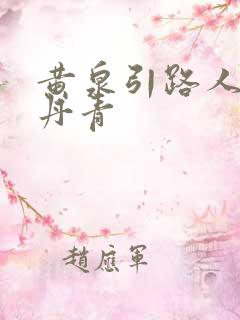 黄泉引路人 碎丹青