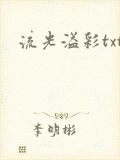 流光溢彩txt