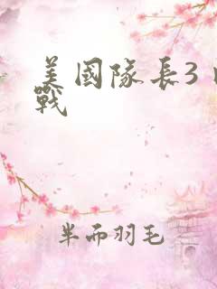 美国队长3 内战