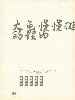 大龟慢慢挺进我的体内