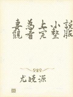 妻为上小说免费观看完整版笔趣阁