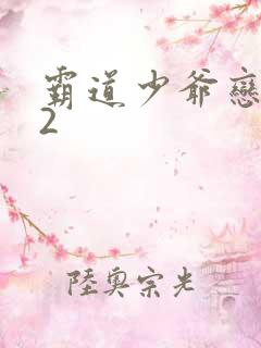 霸道少爷恋上我2