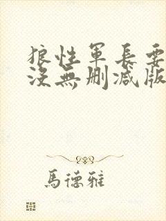 狼性军长要够了没无删减版