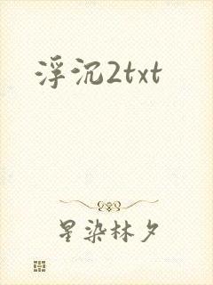 浮沉2txt