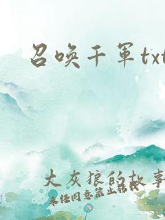 召唤千军txt