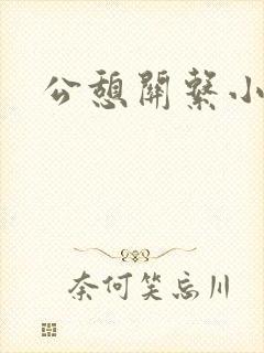 公憩关系小说
