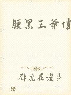 腹黑王爷俏医妃