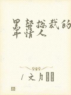 黑帮总裁的未成年情人