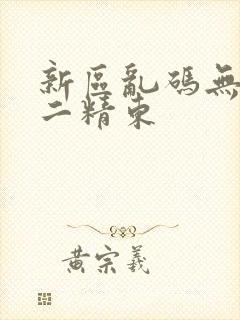 新区乱码无人区二精东