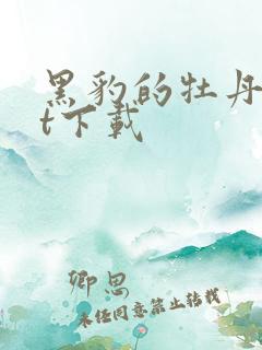 黑豹的牡丹txt下载